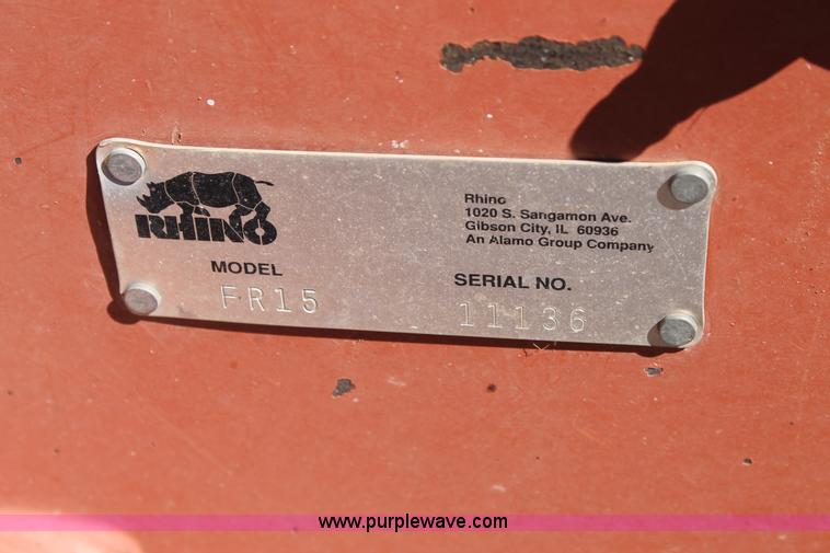 image for item AO9647 Rhino FR15 rotary mower