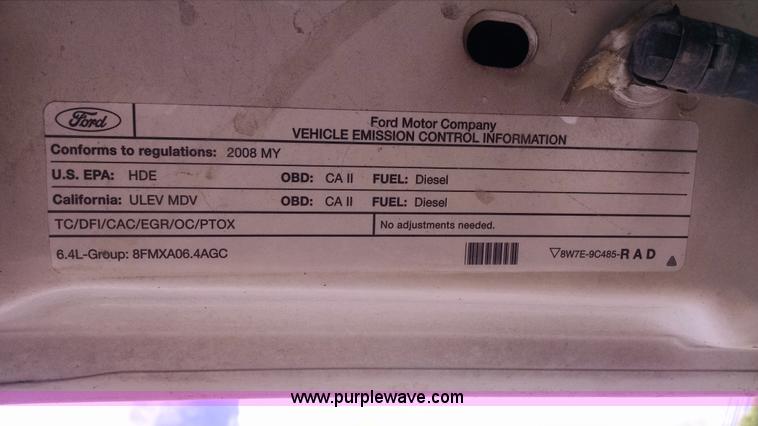 image for item AY9487 2008 Ford F350 Super Duty XL utility truck