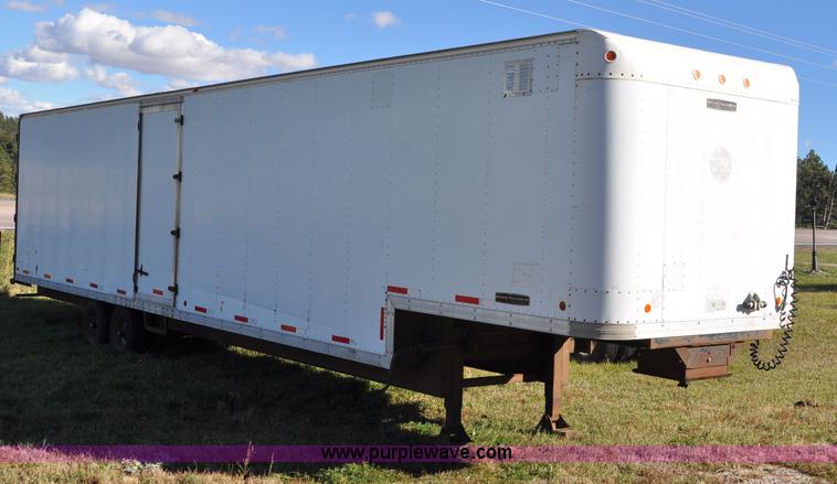 image for item F2070 1992 Mac-lander enclosed trailer