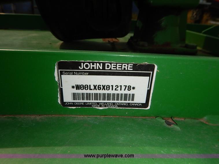image for item I5393 John Deere LX6 6' rotary mower