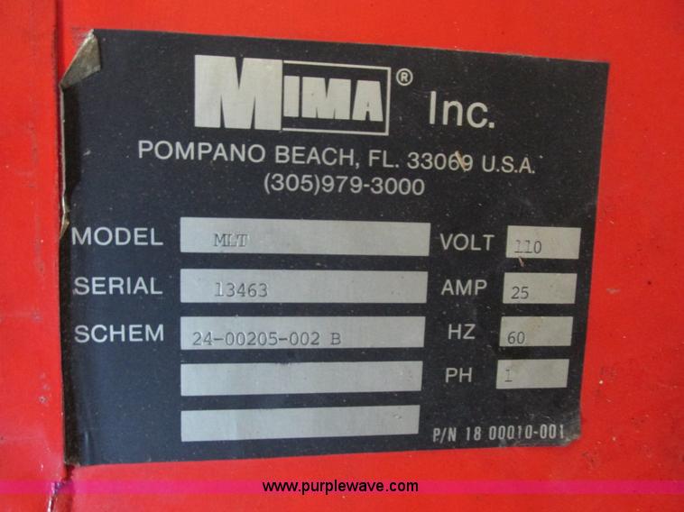 image for item I6019 Mima MLT shrink wrap machine