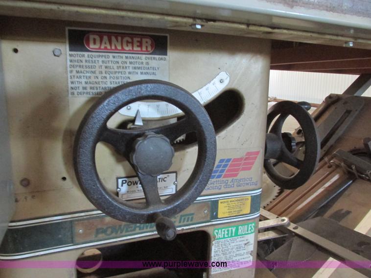 image for item I6025 Powermatic 66 table saw