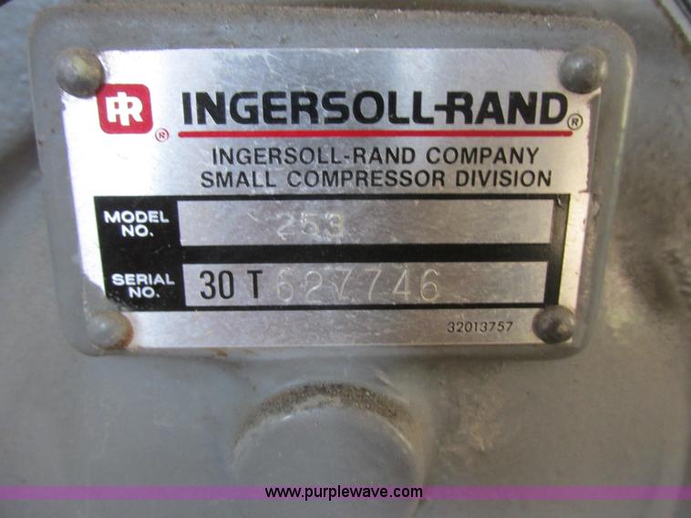 image for item I6188 Ingersoll Rand 250 air compressor
