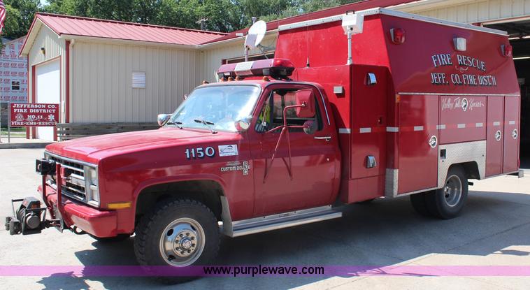 image for item J2170 1985 Chevrolet Custom Deluxe 30 pickup truck