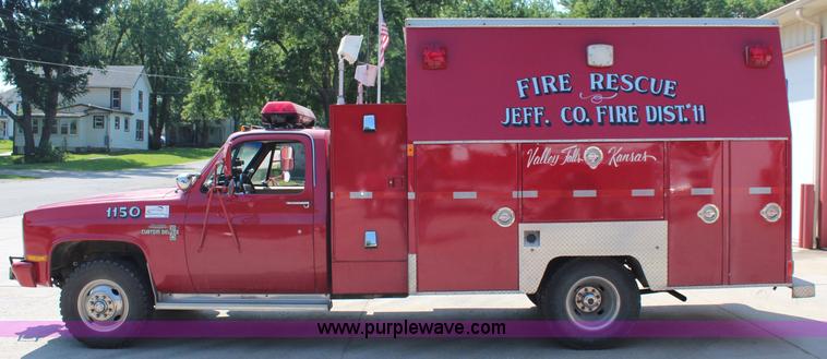 image for item J2170 1985 Chevrolet Custom Deluxe 30 pickup truck