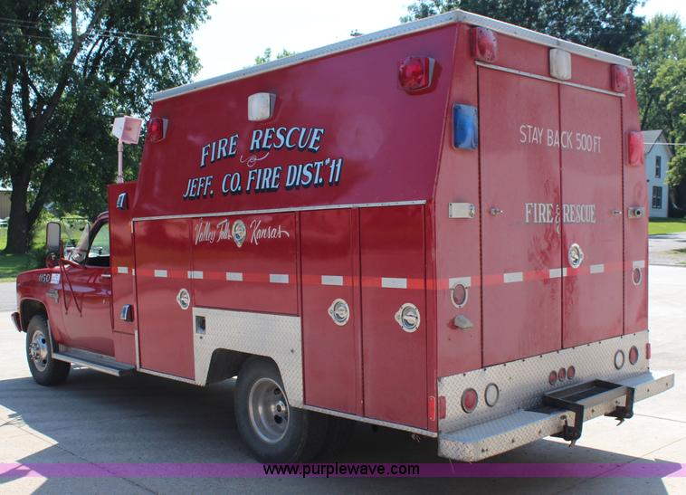 image for item J2170 1985 Chevrolet Custom Deluxe 30 pickup truck