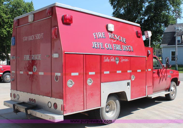 image for item J2170 1985 Chevrolet Custom Deluxe 30 pickup truck