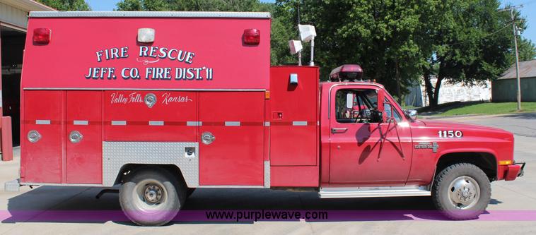 image for item J2170 1985 Chevrolet Custom Deluxe 30 pickup truck