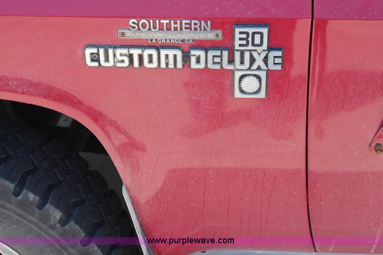 image for item J2170 1985 Chevrolet Custom Deluxe 30 pickup truck
