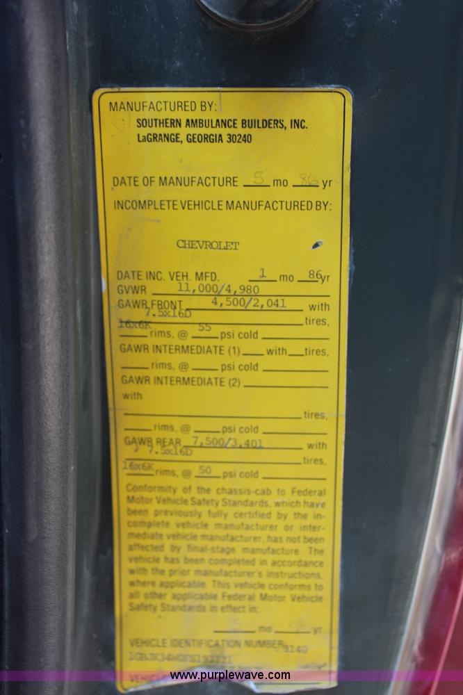 image for item J2170 1985 Chevrolet Custom Deluxe 30 pickup truck