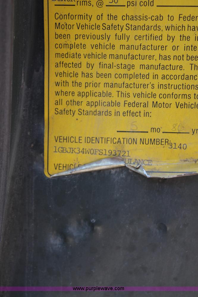 image for item J2170 1985 Chevrolet Custom Deluxe 30 pickup truck