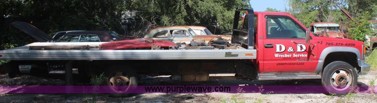 image for item J2189 1996 Chevrolet 3500 rollback truck