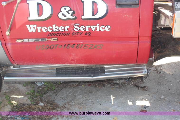 image for item J2189 1996 Chevrolet 3500 rollback truck