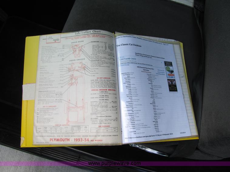 image for item Z9117 1954 Plymouth Savoy