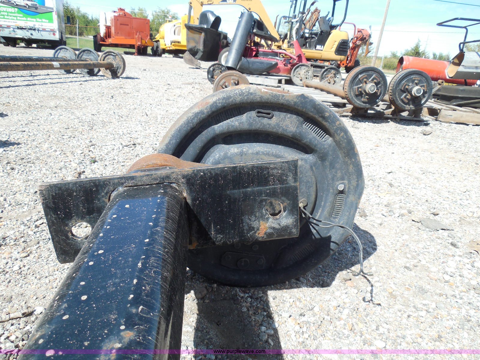 Rockwell American trailer axle in Wichita, KS Item BE9935 sold Purple Wave