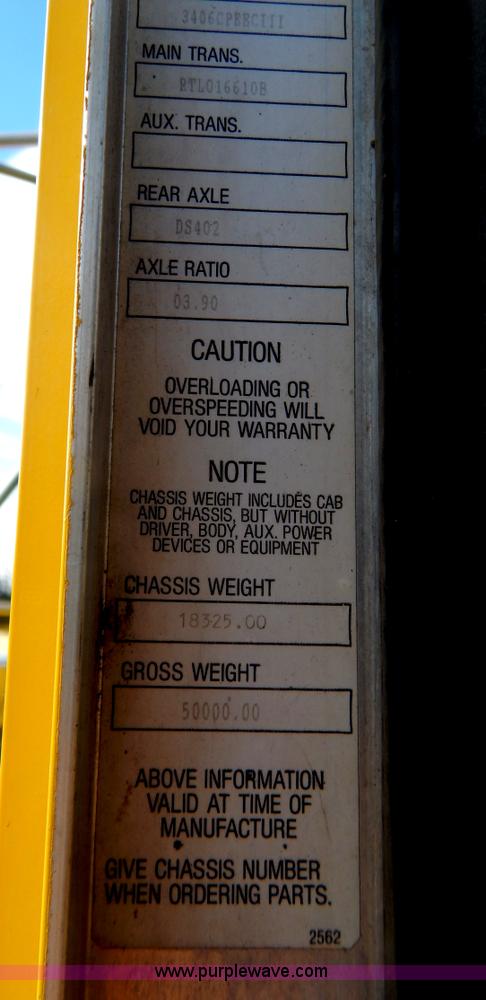 image for item B4825 1994 Kenworth W900B semi truck