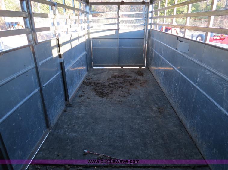 image for item B4831 2004 Pioneer tandem axle stock trailer