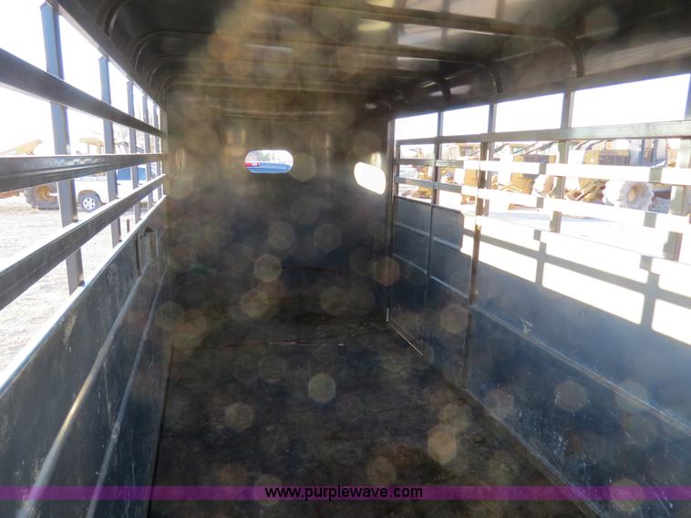 image for item B4831 2004 Pioneer tandem axle stock trailer