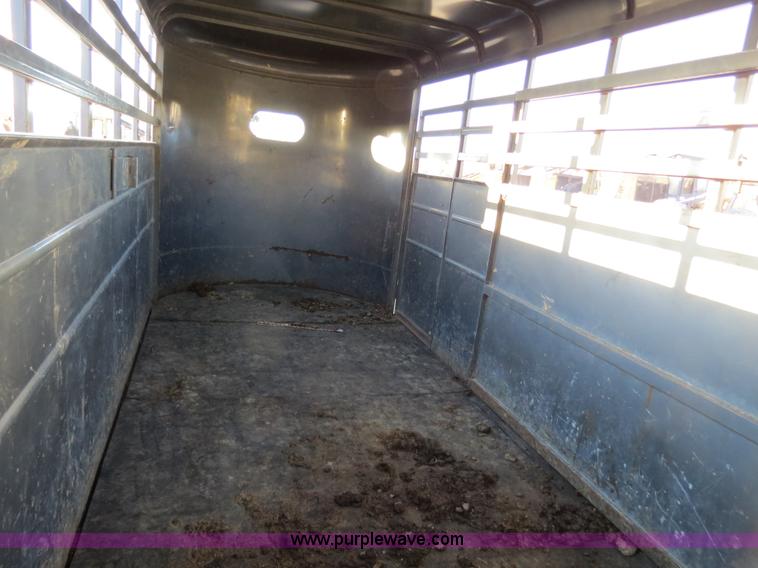 image for item B4831 2004 Pioneer tandem axle stock trailer