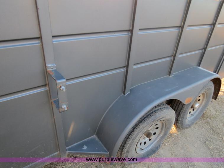 image for item B4831 2004 Pioneer tandem axle stock trailer