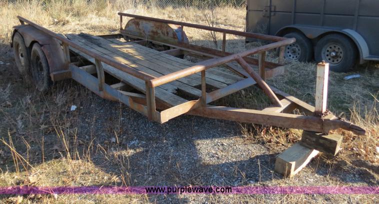 image for item B4832 Shop built utility trailer