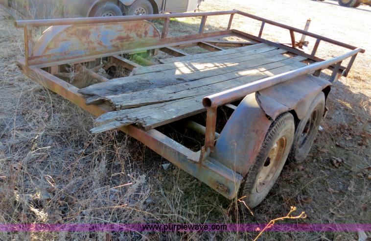 image for item B4832 Shop built utility trailer