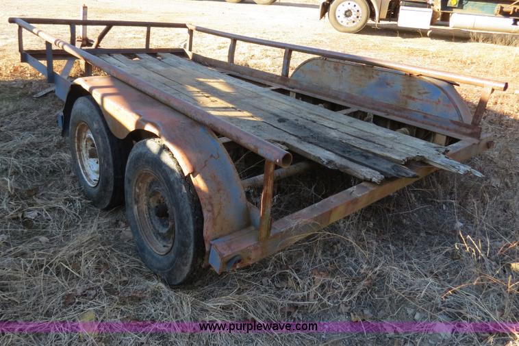 image for item B4832 Shop built utility trailer