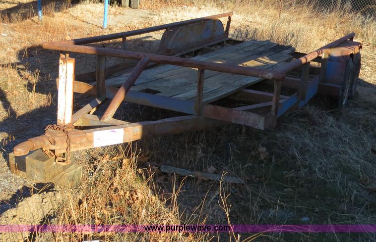 image for item B4832 Shop built utility trailer