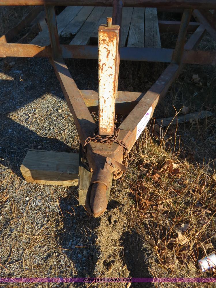 image for item B4832 Shop built utility trailer