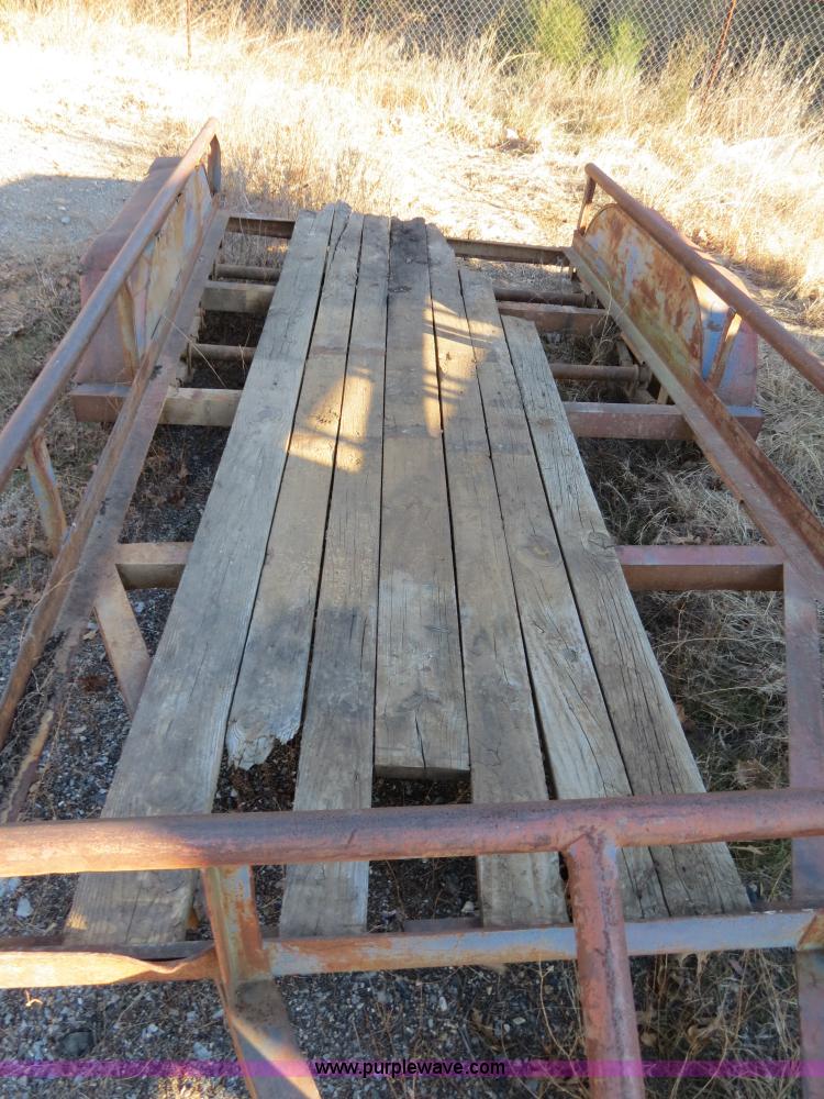 image for item B4832 Shop built utility trailer