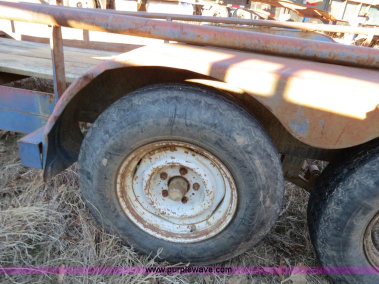 image for item B4832 Shop built utility trailer