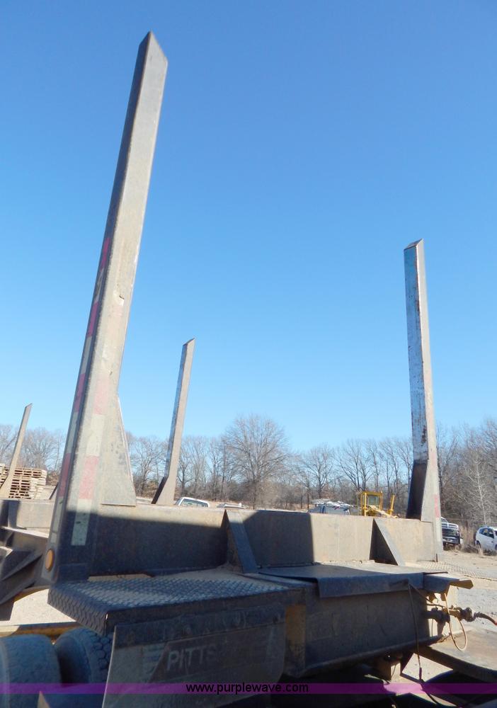 image for item B4837 2001 Pitts LT-40-8-L log trailer