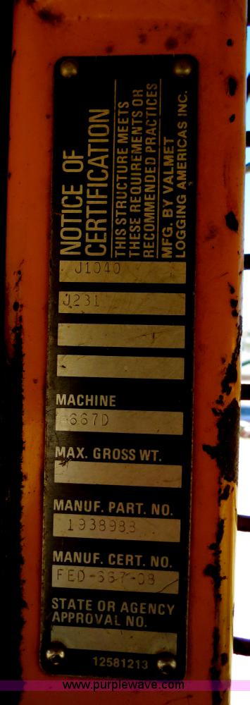 image for item B4841 1990 Clark Ranger F67GR skidder