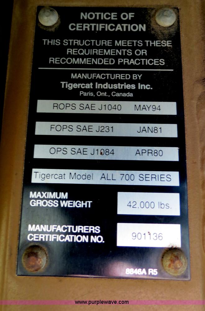 image for item B4844 2004 Tigercat 724D feller buncher