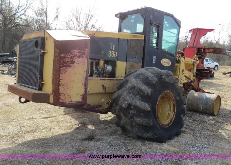 image for item B4846 1996 Timberking TK380 feller buncher