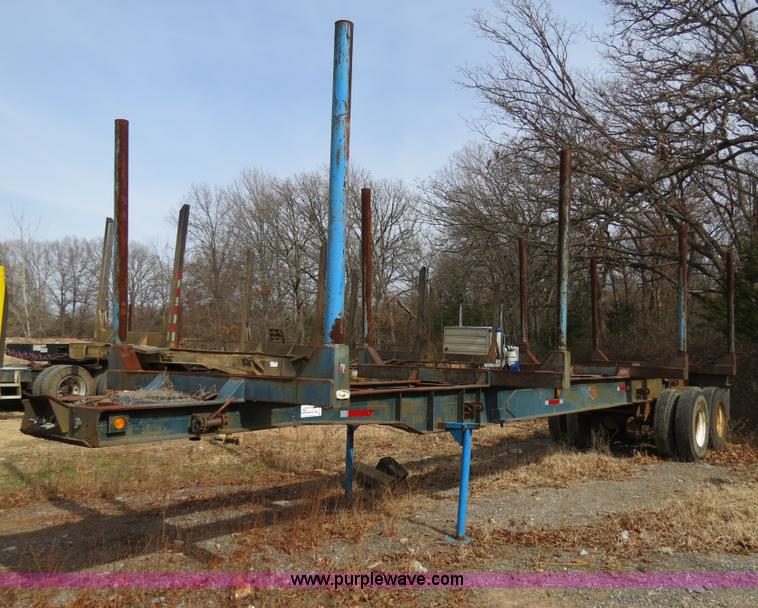 image for item B4847 1981 Lufkin four bunk log trailer