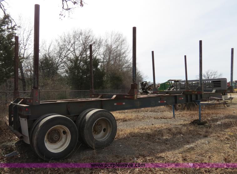 image for item B4847 1981 Lufkin four bunk log trailer