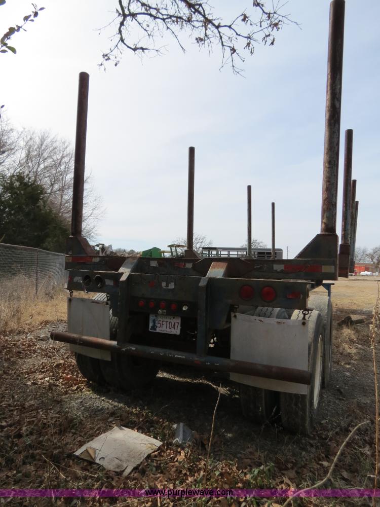 image for item B4847 1981 Lufkin four bunk log trailer