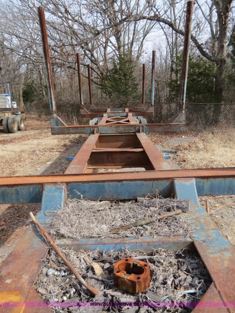 image for item B4847 1981 Lufkin four bunk log trailer