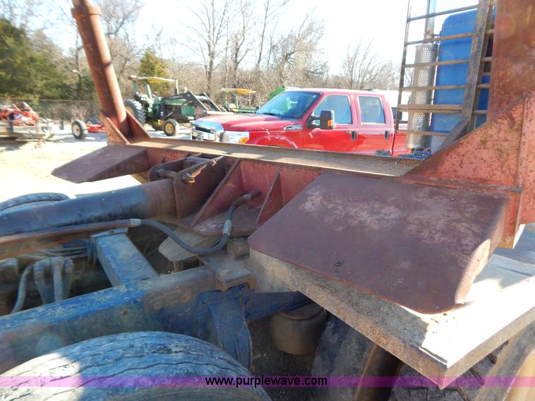 image for item B4849 Shop built pole log trailer
