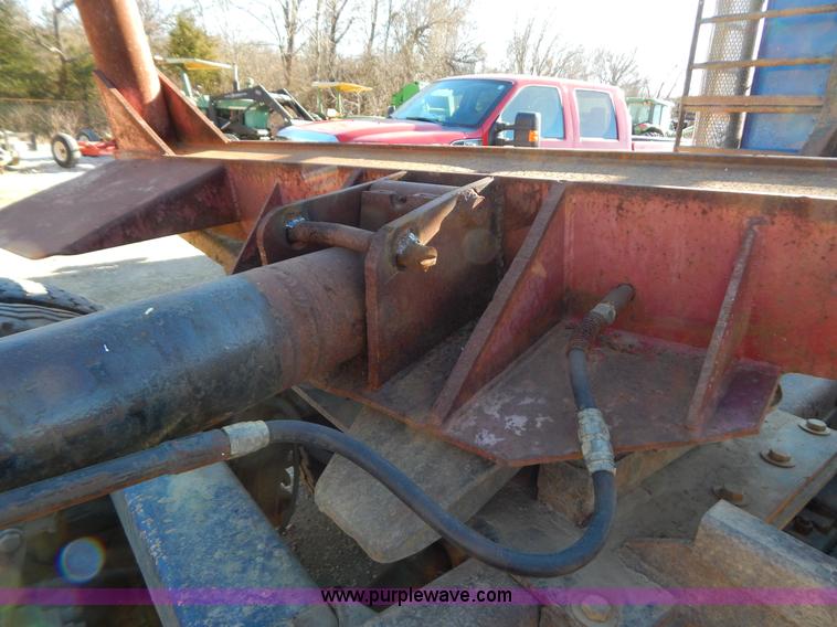 image for item B4849 Shop built pole log trailer