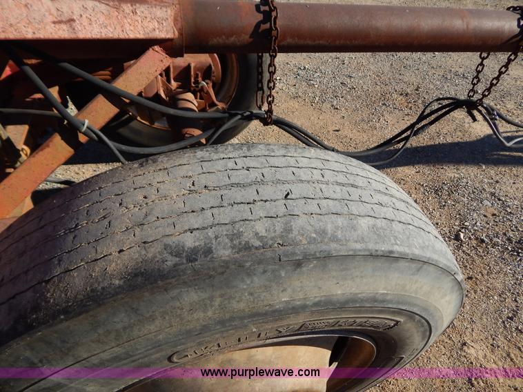 image for item B4849 Shop built pole log trailer