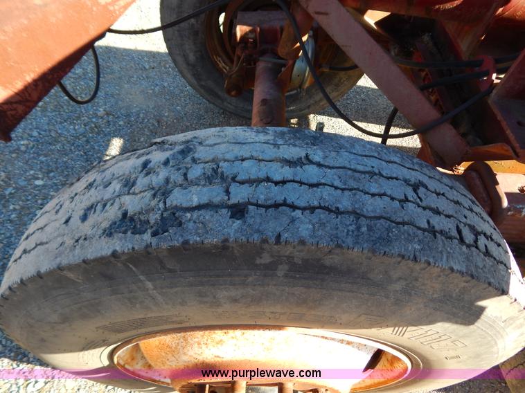 image for item B4849 Shop built pole log trailer