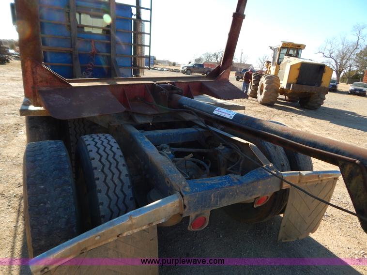 image for item B4849 Shop built pole log trailer