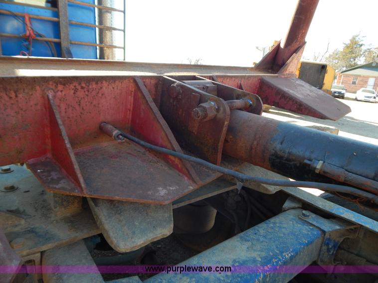 image for item B4849 Shop built pole log trailer