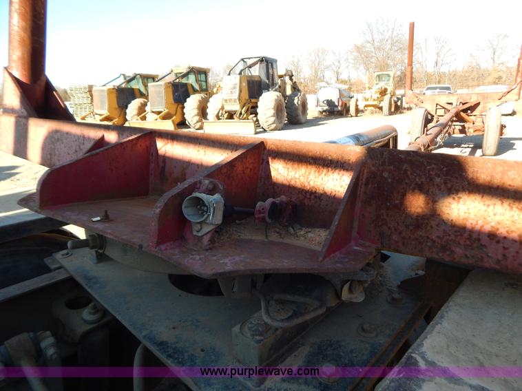 image for item B4849 Shop built pole log trailer