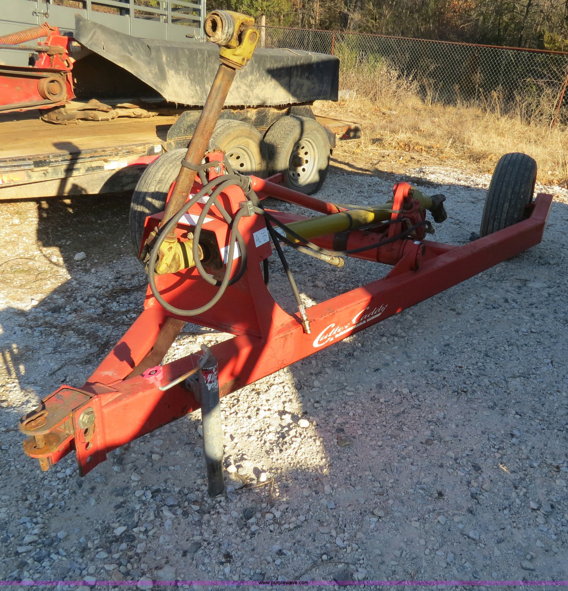 Cutter Caddy CC1L disc mower caddy in Atoka, OK Item B4828 sold