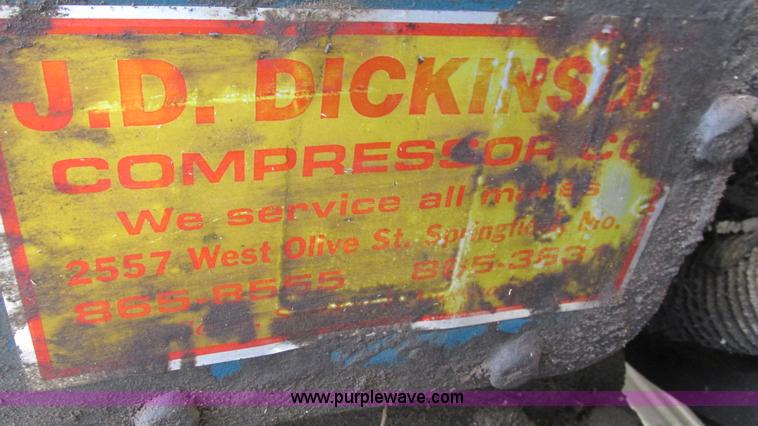 image for item AC9800 John Deere Dickson 340-33 air compressor