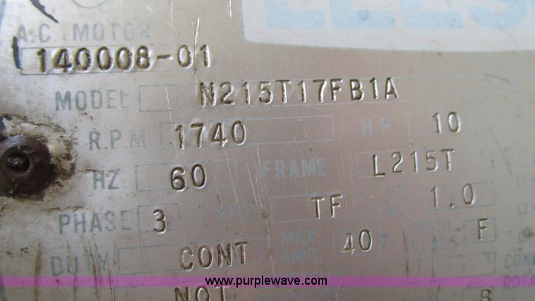 image for item AC9800 John Deere Dickson 340-33 air compressor