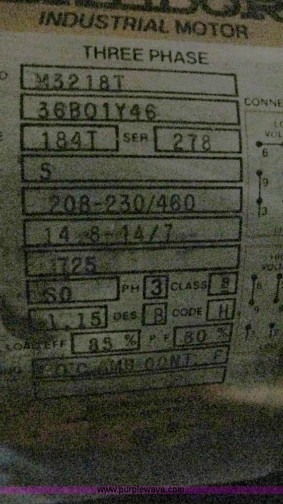 image for item AC9801 Saylor-Brall air compressor